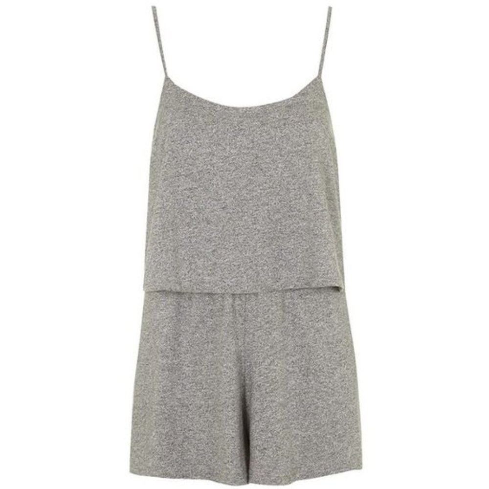 Topshop Overlay Jersey Romper